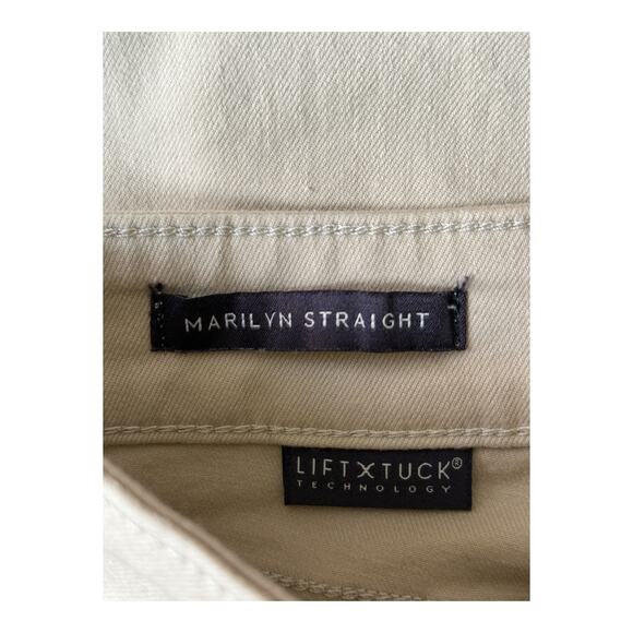 NYDJ Jeans Marilyn Straight Ankle tan size 4 - Picture 5 of 7